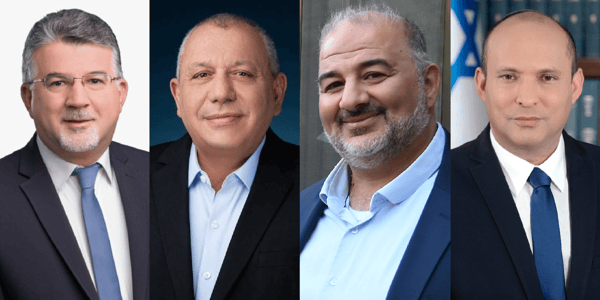 58% מקרב הציבור הערבי בעד ממשלה בהשתתפות מפלגות ערביות